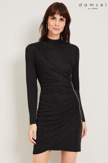 Damsel In A Dress Black Irise Sparkle Dress (355147) | ₪ 850