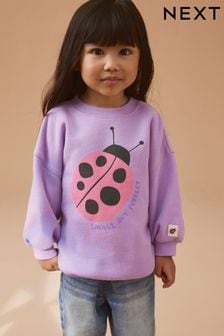 Purple - Sweatshirt (3mths-7yrs) (355198) | kr180 - kr210