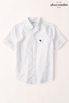 Abercrombie & Fitch Short Sleeve Geometric Print Shirt