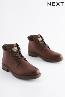 タン ブラウン - Casual Leather Boots (356026) | ￥10,500