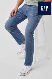Gap Medium Wash Straight Leg Jeans