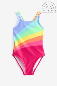Little Bird by Jools Oliver Multi Pastel Rainbow Swimsuit (357476) | OMR10 - OMR13