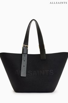 AllSaints Black Anik Felt Tote Bag (357702) | €181
