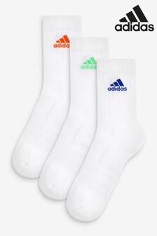 adidas White Cushioned Crew Socks 3 Pack (358398) | €15.50