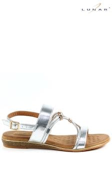 Lunar Natural Danby Pewter Sandals (358508) | AED216