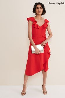 Phase Eight Red Tatiana Wrap Dress (358687) | €72