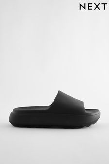 黑色 - 粗跟運動拖鞋 (359501) | NT$590
