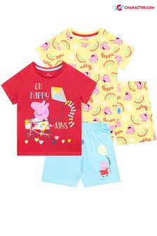 Character Yellow Peppa Pig Pyjamas 2 Pack (359655) | €14