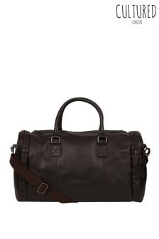Темно-коричневый - Кожаная сумка Cultured London Ocean (360203) | 59 140 тг