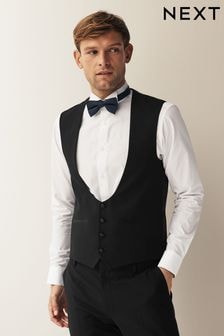 Black Regular Fit Waistcoat (361650) | $62