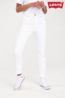 Levi top white jeans
