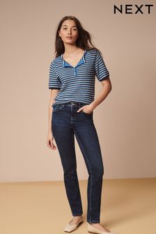 Authentic Dark Blue - Slim Supersoft Jeans (362268) | kr420