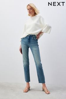 Green Tinted Slim Straight Jeans (362587) | MYR 127