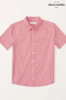 Abercrombie & Fitch Printed Resort Pink Shirt (362679) | 185 SAR
