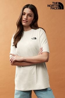 Blanc - T-shirt oversize Simple Dome The North Face (362738) | €35