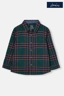Joules Buchannan Green Checked Brushed Shirt (362775) | 10,390 Ft - 13,100 Ft