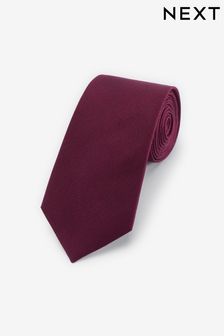 Burgundy Red Regular Silk Tie (363025) | €22