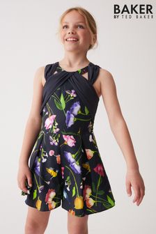 Baker by Ted Baker Floral Chiffon Playsuit