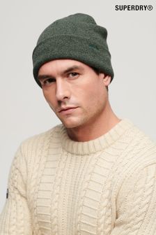 Superdry Green Knitted Logo Beanie Hat (364160) | 28 €