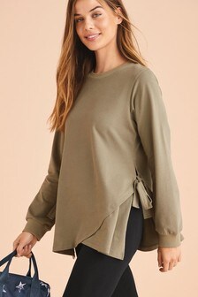 Tunique d'allaitement avec liens