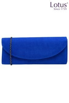 Lotus Blue Clutch Bag with Chain (365252) | 247 QAR