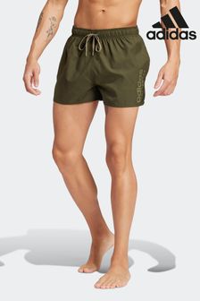 Adidas green swim shorts top