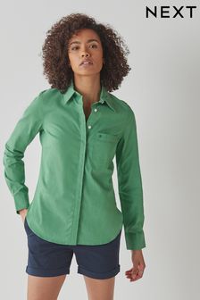 ירוק - חולצה מכופתרת (366038) | ‏64 ₪
