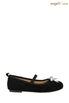 أسود - حذاء باليرينا بفيونكة مرصعة Sofia من Angels Face (366412) | 31 ر.ع