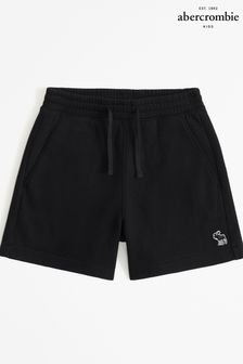 Abercrombie & Fitch Jersey Joggers Black Shorts (366572) | KRW47,000