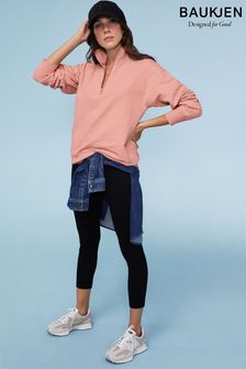 Baukjen Pink Brooklyn Organic Zip Sweatshirt (366644) | $218