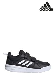 adidas Black/White Tensaur Youth & Junior Velcro Trainers (366957) | $55