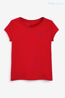 Czerwona koszulka z logo Polo Ralph Lauren (369315) | 163 zł - 180 zł