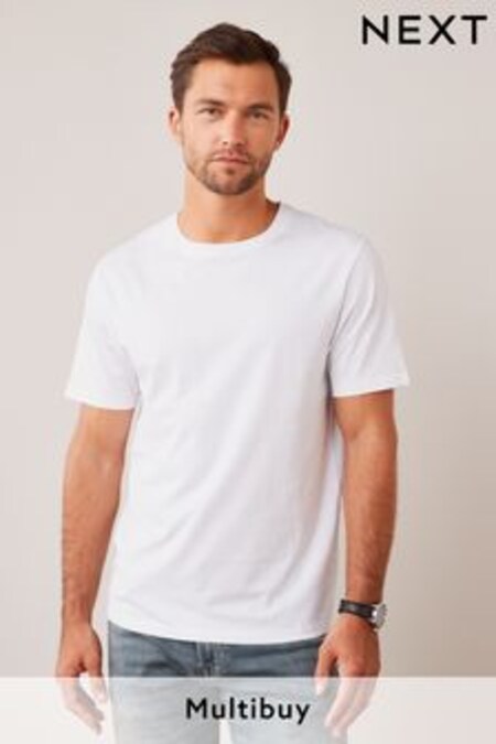 White Essential Crew Neck T-Shirt (369510) | €9