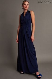 Monsoon Blue Thea Multiway Bridesmaid Dress (370045) | €146