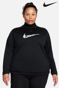 Nike Dri-fit Curve Swoosh Midlayer-Shirt mit 1/2-Reißverschluss (370122) | 62 €