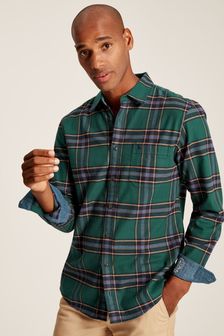 Joules Buchannan Green Cotton Check Shirt (370145) | $95