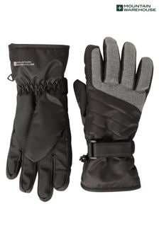 Mountain Warehouse Black Womens Glide Waterproof Ski Gloves (370243) | 46 €