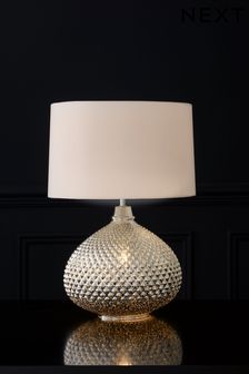 Chrome Glamour Dual Light Large Table Lamp (370731) | €112