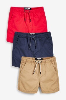 מארז 3 מכנסיים קצרים ללא רכיסה (3 חודשים עד גיל 7)