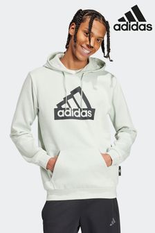 adidas Green Modern Essentials Graphic Hoodie (372190) | $72