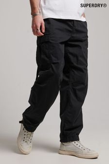 Superdry Black Parachute Grip Trousers (372337) | €80