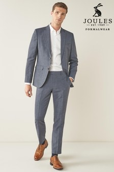 Slim Fit Joules Wool/Linen Suit: Jacket (372373) | €99