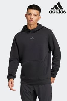 adidas Black Designed for Training Hoodie (372381) | $111