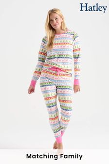 Hatley Womens Christmas Fairisle Pyjamas (372535) | DKK327