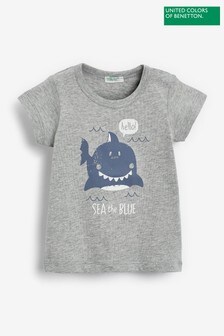 Benetton Animal Graphic T-Shirt