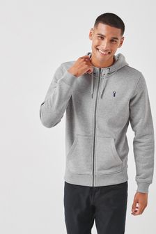 Grey Zip Through Hoodie Jersey Top (373275) | 38 €