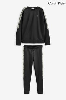 Детский трикотажный комплект с черными спортивными брюками Calvin Klein (373333) | €81