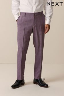 Rosa - Schmale Passform - Elegante Hose mit Karomuster (373358) | 45 €