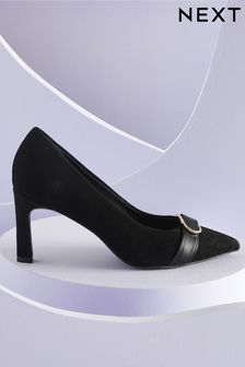 أسود - حذاء كورت أنيق بحواف مزينة بأجزاء صلبة ونمط مريح من Forever Comfort (373814) | 224 د.إ