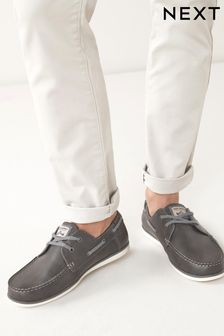 Grey Boat Shoes (373829) | $66